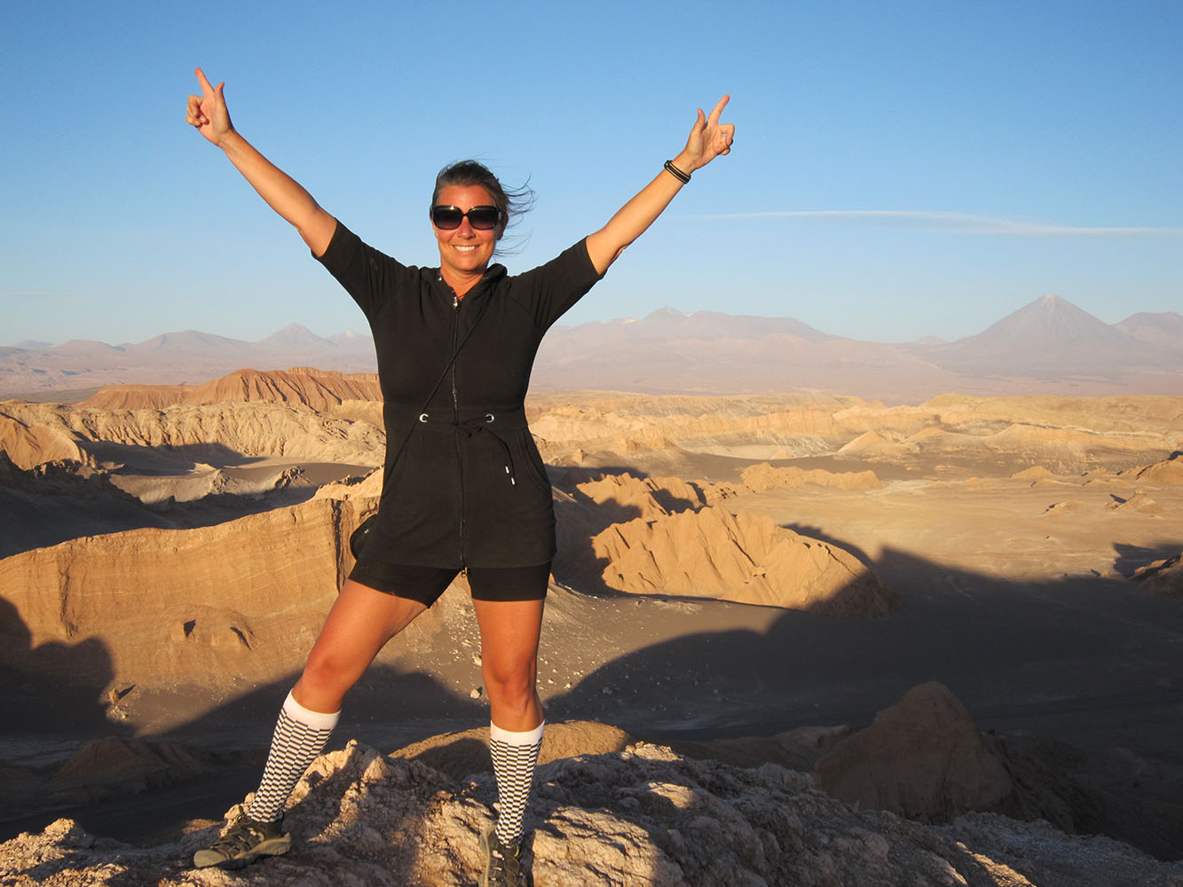 Kristi Hemmer at the top of the world
